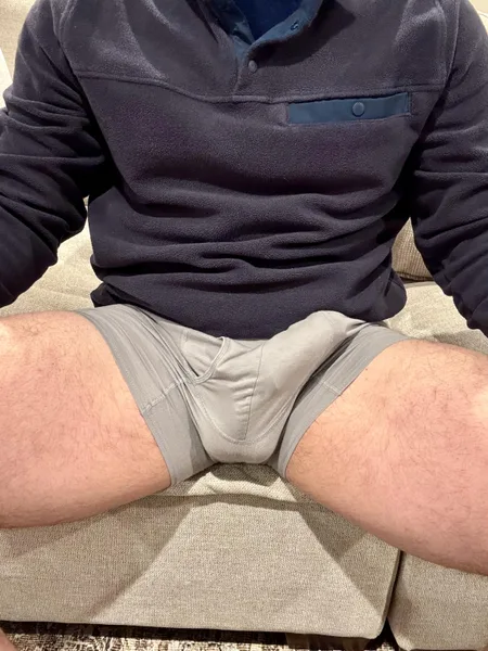 34 straight thick sitting down
